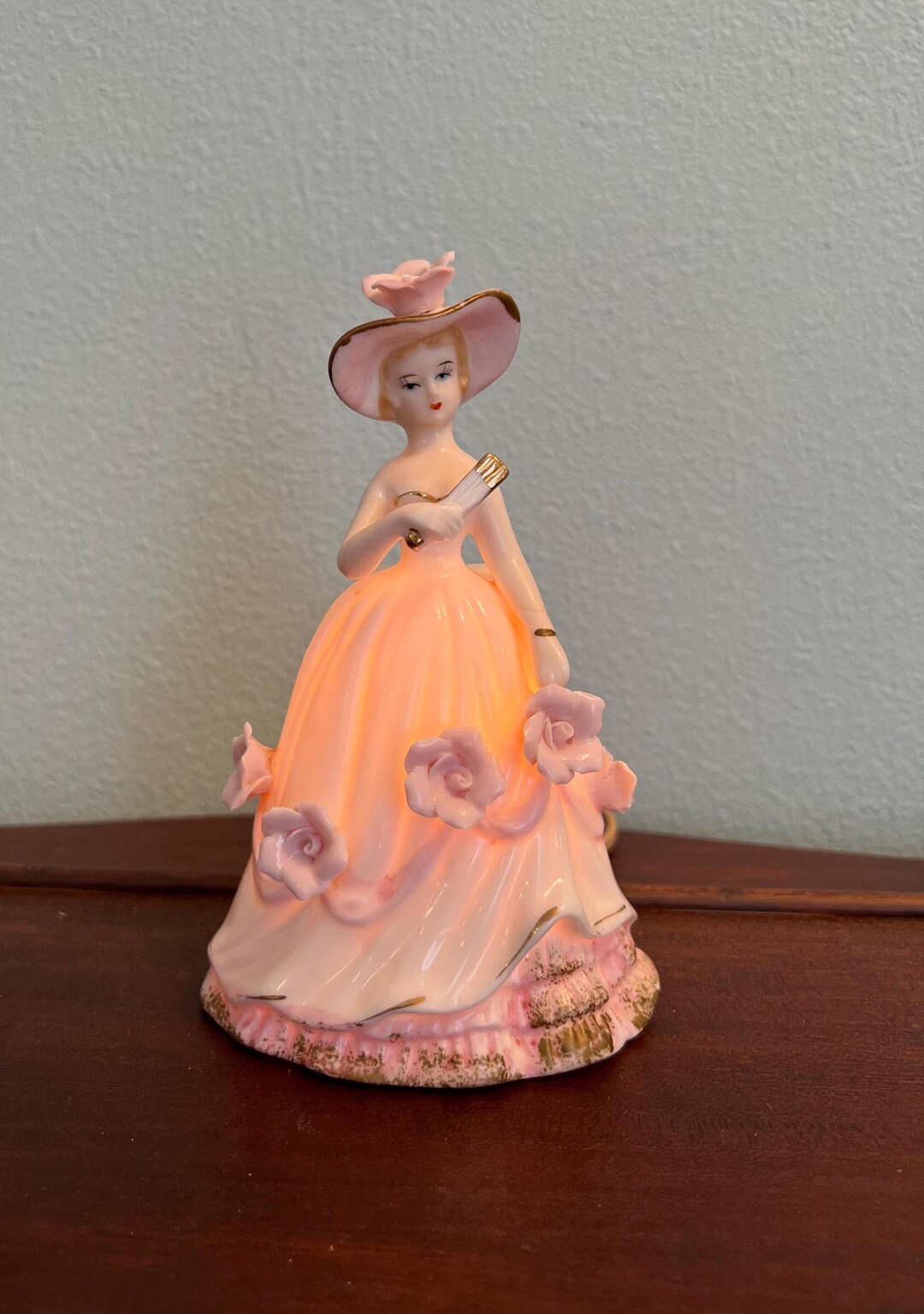Vintage I.W. Rice & Co. Female Figurine Perfume Defuser / Night Light ...