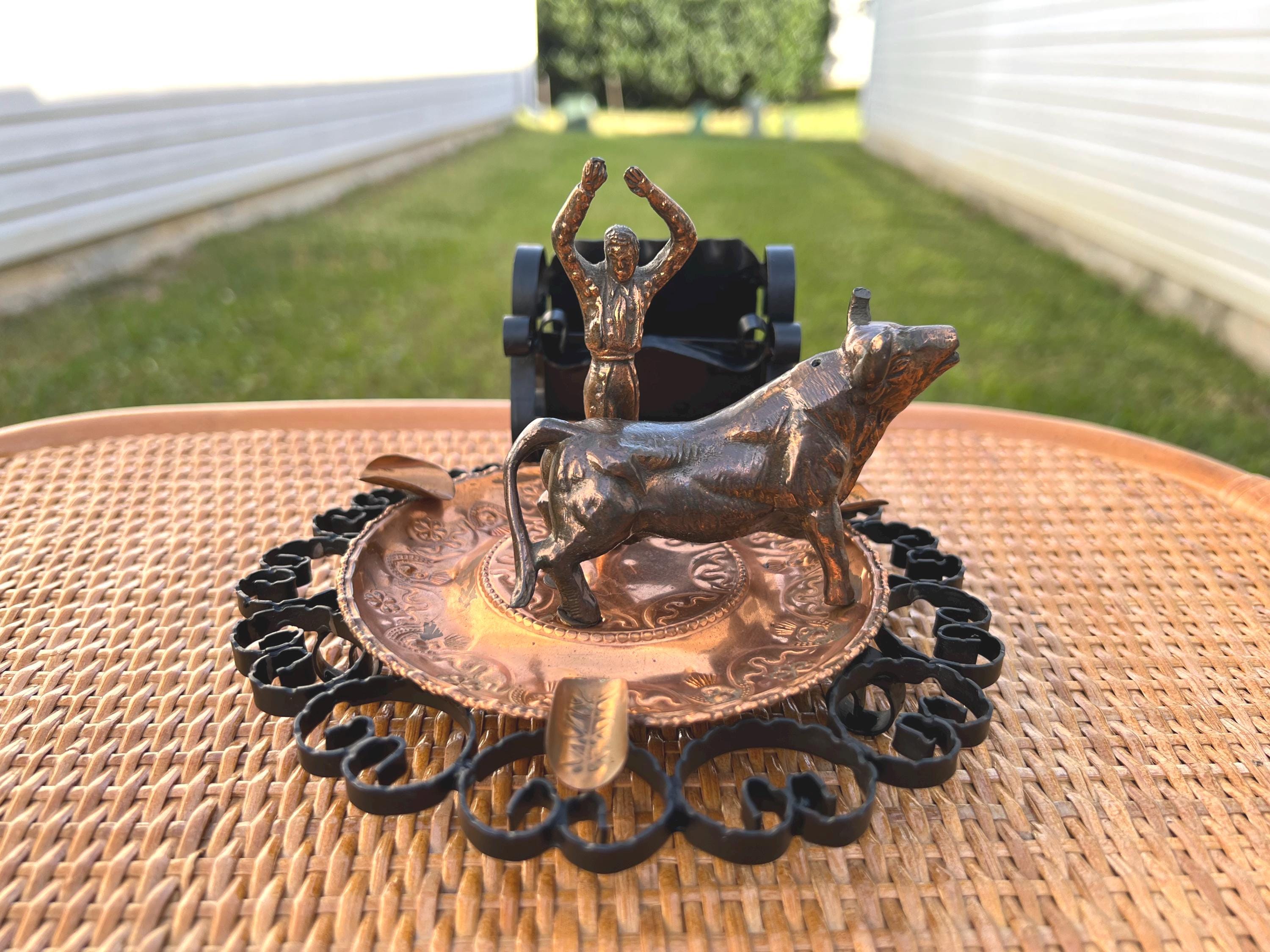 Ashtray With Bull - Etsy
