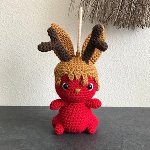 Caramel Apple Jackalope Cryptid Plush