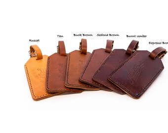 H+B LUGGAGE TAG | Full Grain Leather