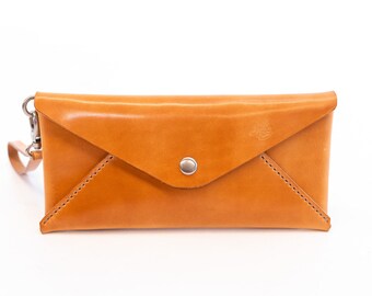 H+B CLUTCH | RUSSET LEATHER