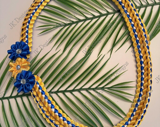 READY TO SHIP ribbon leis, graduation leis, leis