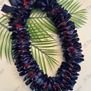READY TO SHIP lei, Graduation lei, ribbon lei