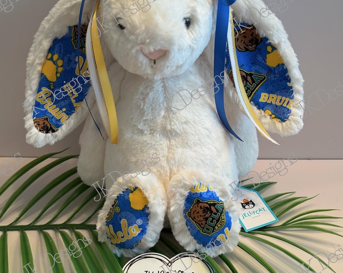 College Jellycat Bunny, Medium