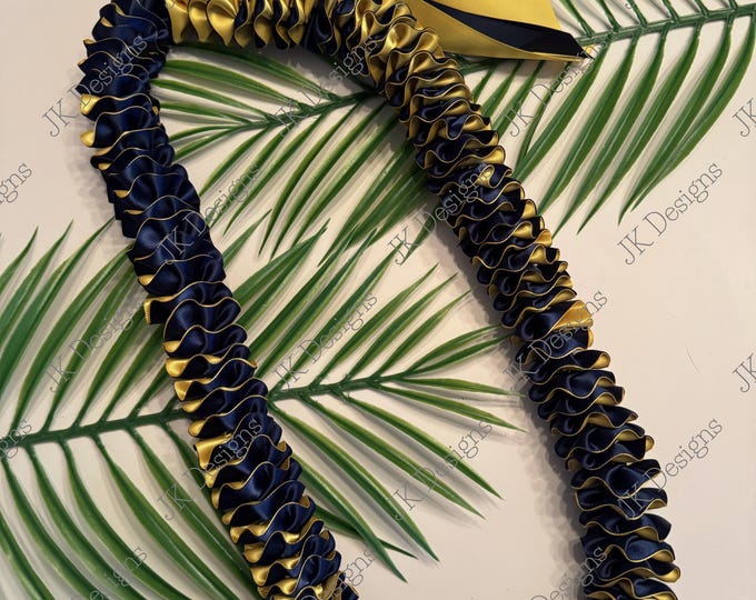 READY TO SHIP ribbon lei, graduation leis, leis
