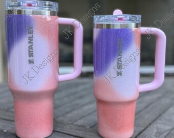 Glitter Pro Tour STANLEY Quencher with Handle, Rose Petal Motion