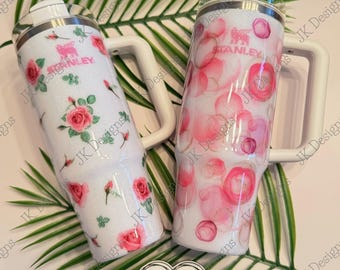 Glitter STANLEY Quencher with Handle, 30oz, choice of design