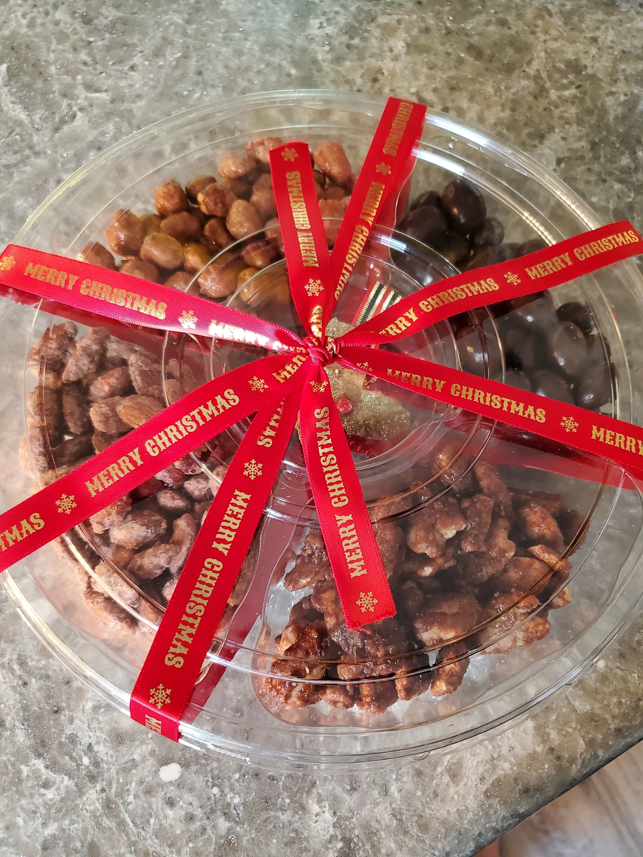 Nut Tray, Variety Nut Tray, Gift Tray With Nuts, Candied Nut Tray
