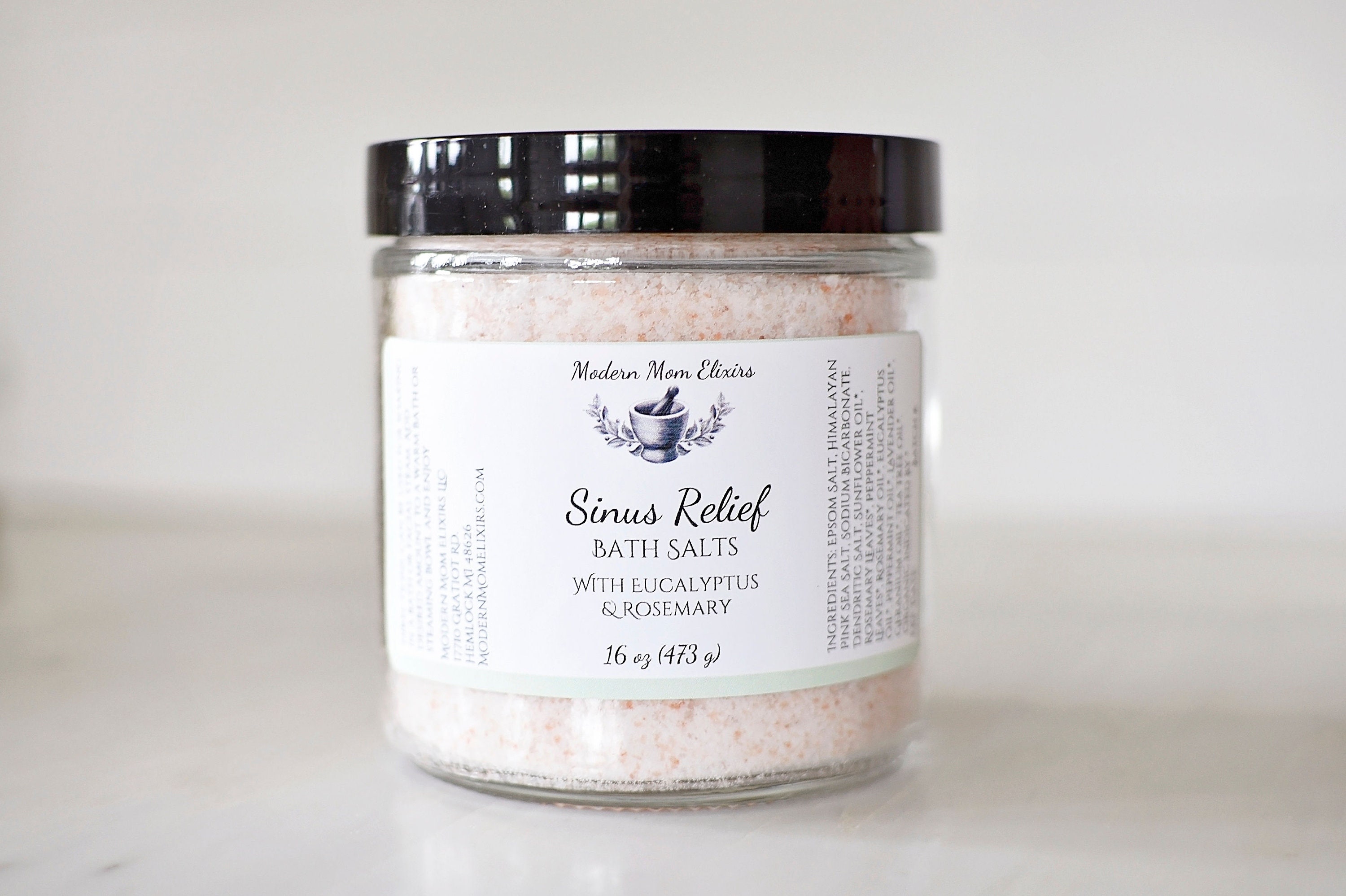 Sinus Relief Bath Salts | Breathe Ease Bath | Cough & Congestion Relief