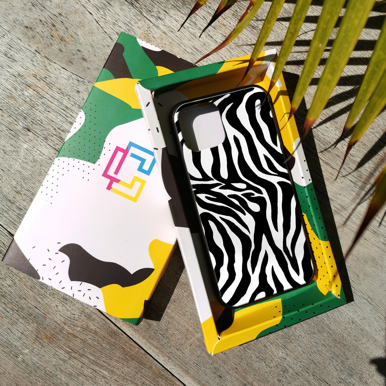 Zebra Print Phone Case Personalised Pattern Cover Tempered Etsy