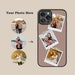 Custom Polaroid Phone Case - Personalised Portrait Photo Phone Case - Tempered Glass Cover for Apple iPhone & Samsung Galaxy