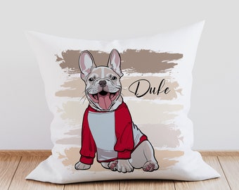 Custom Hand-drawn Pet Pillow | Personalised Pet Portrait | Pet memorial gift | Gifts for Dog Lovers & Pet Loss | Hand-drawn Pet Vector