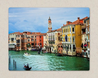 Venice Italy 1 in oils Wall Art | Unique Oil Painting | Personalised Print on Metal | Landscape Lovers | Housewarming gift for her / him