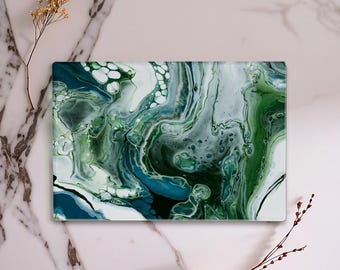 Evergreen Marble Placemat - Luxury Glass Table Mat