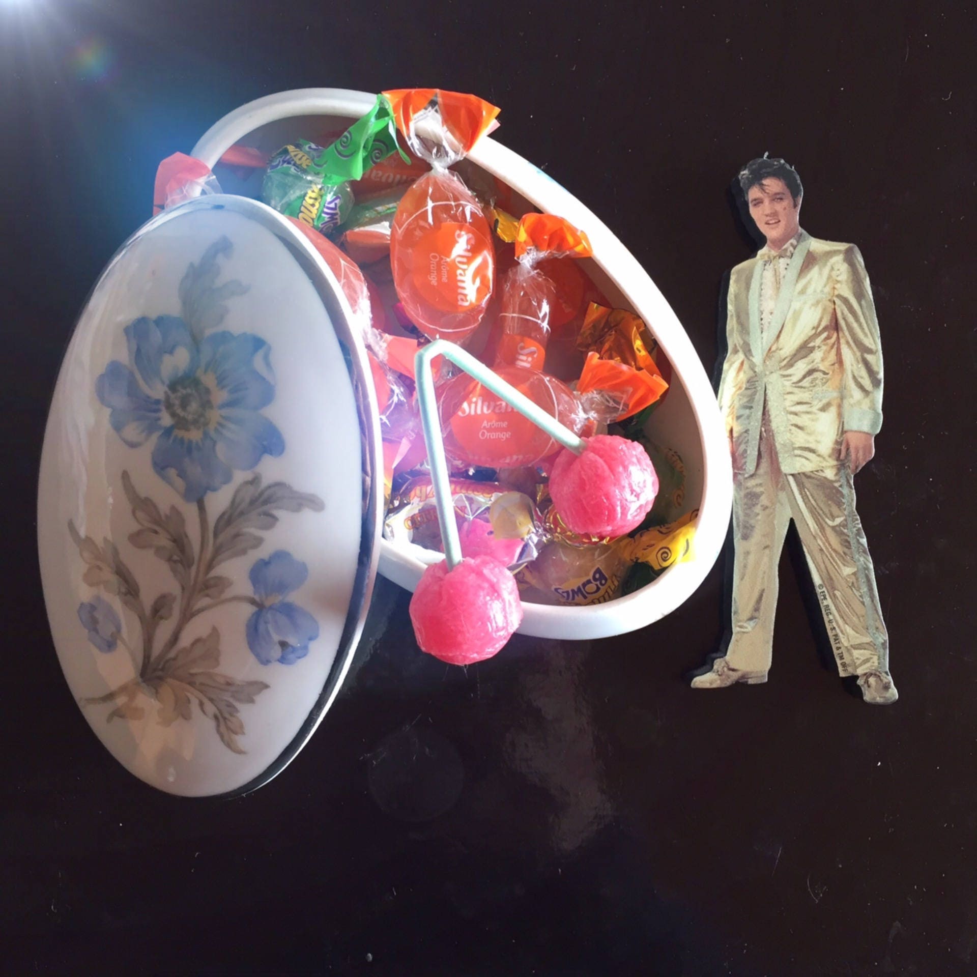 Candy Jewelry Box Secret Box. Romantic Porcelain Pattern Etsy