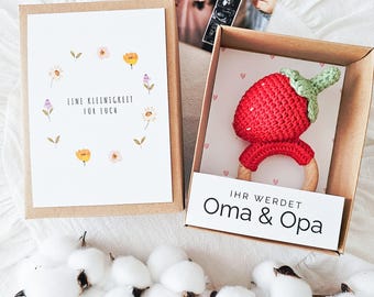 Schwangerschaft verkünden,Baby Verkündung, Wir bekommen ein Baby, Geschenk für Papa Oma Opa Tante Onkel, Überraschung Baby