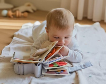 Montessori Quiet Book: Felt Sensory Toy for Toddler