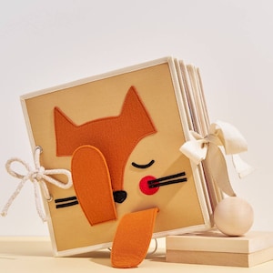 Vilten activiteit druk rustig boek voor peuters, vilten boeken, sensorische interactieve babycadeaus voor kinderen, kinderkrama