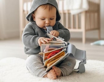 Handmade Felt Quiet Book for Babies & Toddlers: Sensory Activity Toy