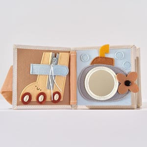 Felt Quiet Book for Babies: Montessori Fine Motor Skills Toy - Etsy