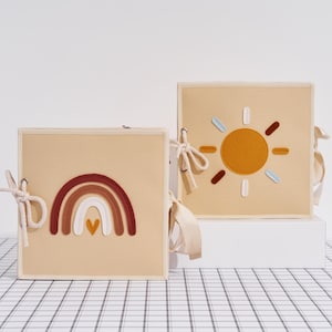 Quiet Book, livre Montessori, livre occupé, jouet d'activité éducatif, jouets de voyage pour tout-petits, cadeau de premier anniversaire personnalisé pour bébé garçon ou fille