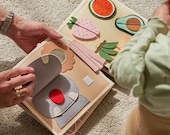 Montessori Quiet Book, Felt Activity Book, Busy Book 1 year old
