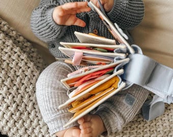 Felt Quiet Book for Babies: Montessori Fine Motor Skills Toy