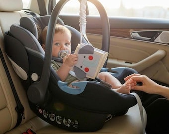 Baby Busy Book 6 12 Months, Felt Quiet Book, Sensory Montessori Toy, Soft Activity Book, Travel Toy for Babies, kinderkrama
