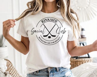 Rinkside Social Club svg png mamma di hockey