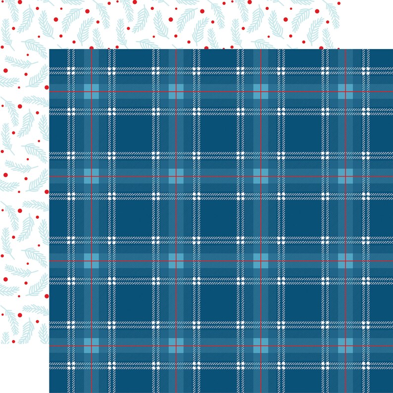 Christmas Winter CLOSING SALE Sweater Weather 12x12 Double Sided Cardstock Echo Park Paper Celebrate Winter
