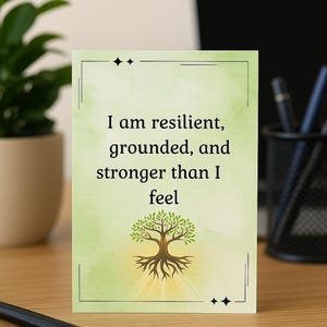 Tarjetas digitales de afirmación profesional: 30 impresiones imprimibles para motivar y aumentar la confianza en el trabajo.