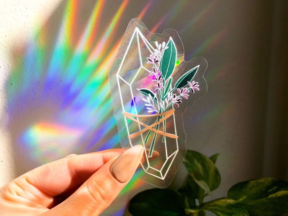 Crystal Suncatcher, Rainbow Maker Decal 