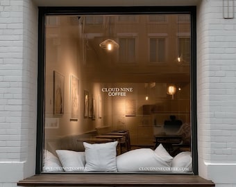Coffee Shopfront Mockup, Cafe Branding, Store Exterior (PSD Template)