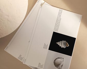 Mockup A4 briefpapierkaart: PSD-brandingmodel met reliëfeffecten