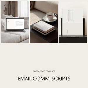 Brand Designer Email Scripts, Client Communication Templates (Google Docs)