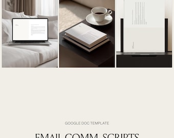 Brand Designer Email Scripts, Client Communication Templates (Google Docs)