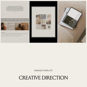 Creative Direction Template, Brand Guidelines, Adobe InDesign (A4)