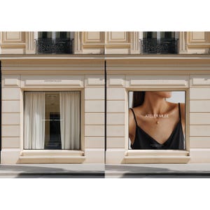 Luxury Boutique Shopfront Mockup: Signage Design PSD (4000x5600 px) image 5