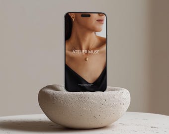 iPhone Screen Mockup, Social Media Branding Mockup, Apple Device Mockup, Modern iPhone Mockup, Aesthetic Minimal iPhone Mockup