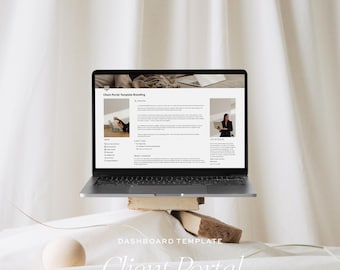 Modelo de Portal do Cliente para Design de Marca da Notion: Gestão de Clientes de Branding (Download Digital)