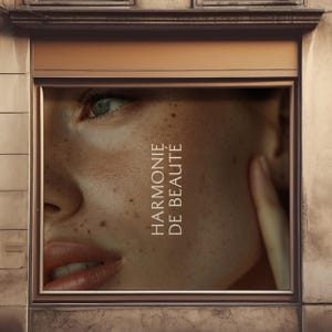 Shopfront Window Poster Mockup: Billboard Sign PSD Template
