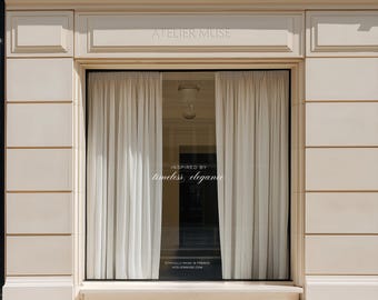 Shop Storefront Mockup, Facade Mockup, Boutique Front Mockup, Sign Mockup, Signage Mockup, Modern Shop Mockup, Shopfront Design PSD Mockup