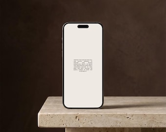 iPhone Screen Mockup, Social Media Branding Mockup