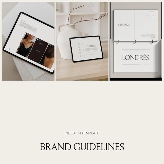 Brand Guidelines Template: Adobe InDesign Brand Book (A4)