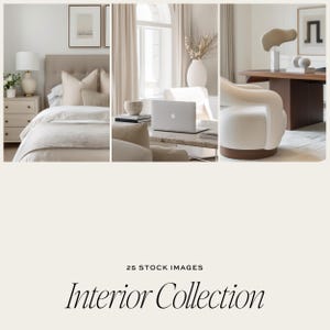 Collection d&#39;images de Esthétique d&#39;intérieur, Lot de photos de style design d&#39;intérieur, Photos d&#39;actions numériques, Images d&#39;actions marketing sur les réseaux sociaux AI