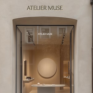 Modern Shopfront Mockup PSD: Customizable Signage & Window Decals