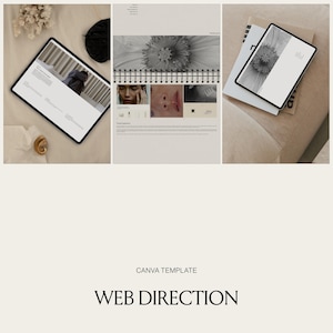 Web Direction Template: Website Creative Brief (Canva Editable)