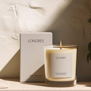 Minimalist Candle Jar Mockup PSD: Branding & Packaging