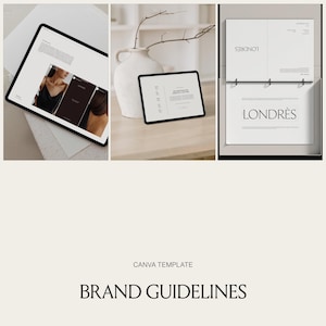 Brand Guidelines Template: Canva Editable Brand Book Presentation