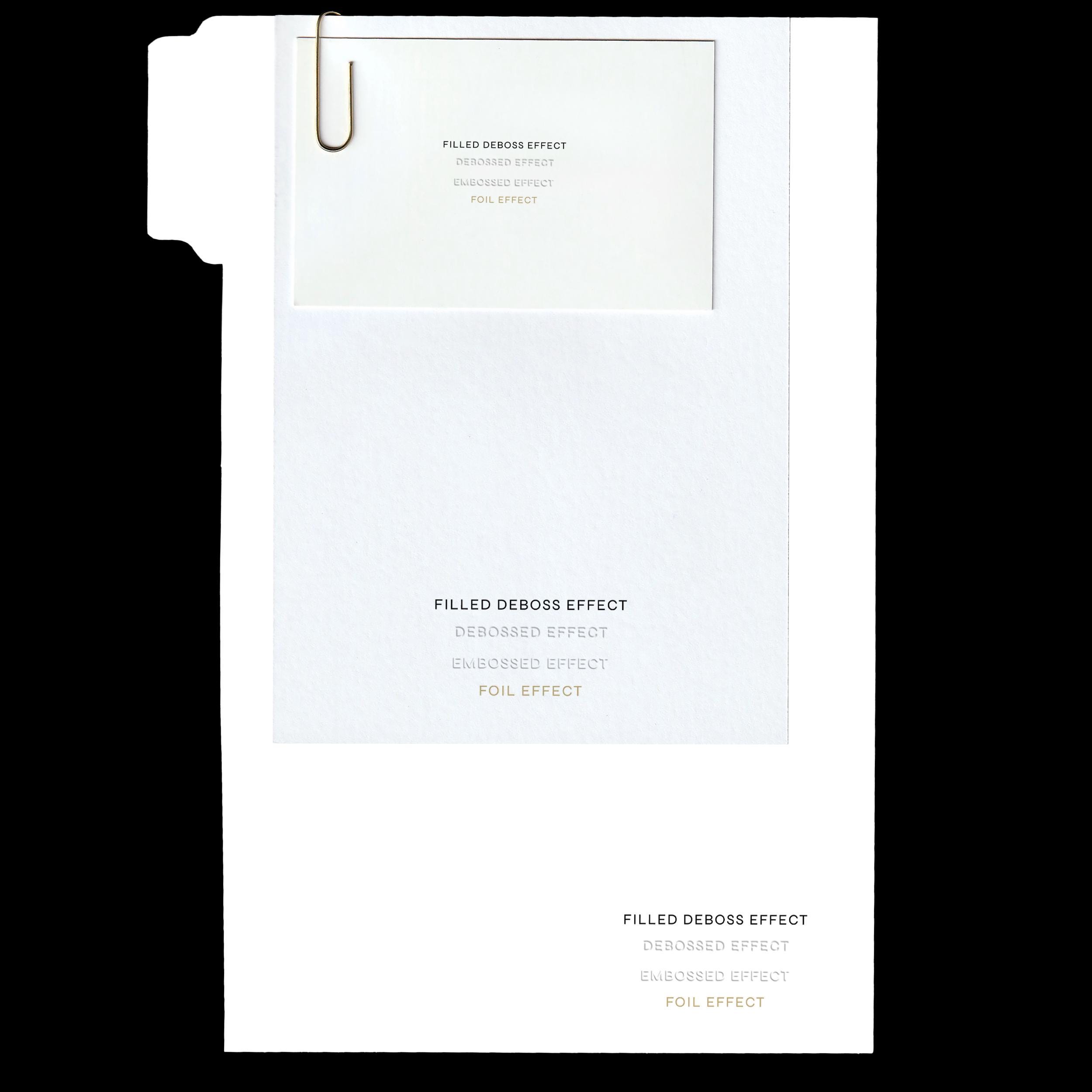 Stationery Mockup PSD: Folder & Business Card With Print Effects - Etsy